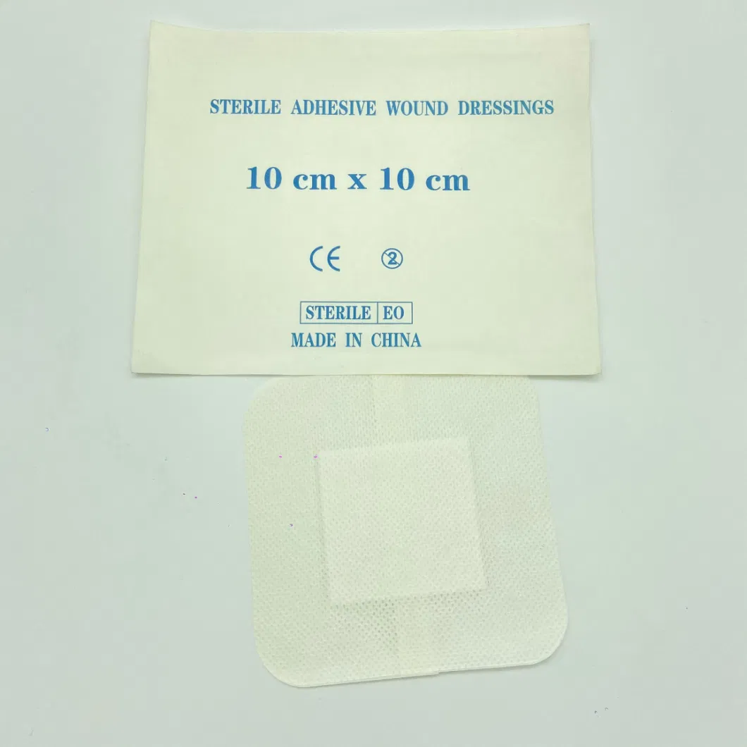 Hypoallergenic Hydrogel Sterile Silicone Foam Absorbent Pad Non Adhesive Woven Wound Dressing