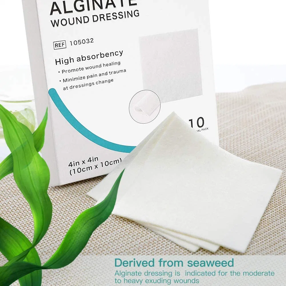 OEM Accept Chinese Manufacture Excellent Medical Alginate Hydrocolloid Wound Care Dressing