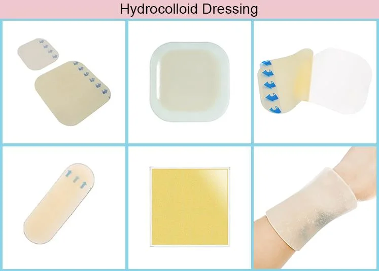 Sterile Antibacterial Silver Alginate Medical Alginate Hydrocolloid Wound Care Dressing