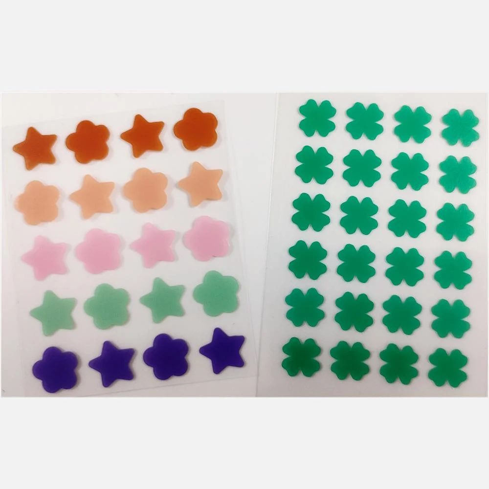 OEM Butterfly Shape Pimple Remove Patch Hydrocolloid Acne Absorbing Cover Patch 20dots/Patch