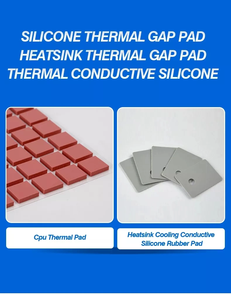 High Quality Thermal Silicone High Insulation Silicone Pad Silicone Thermal Heating Conductive Pads