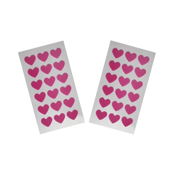 New Heart and Customized Shape Colorful Stars Acne Pimple Patches for Face