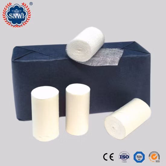 100% Cotton Absorbent Medical Sterilization Surgical First Aid Wound Care Hemostatic Gauze Bandage