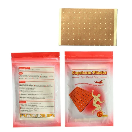 Medical Neck and Shoulder Pain Relief Plaster Hot Pain Patch Capsicum Plaster