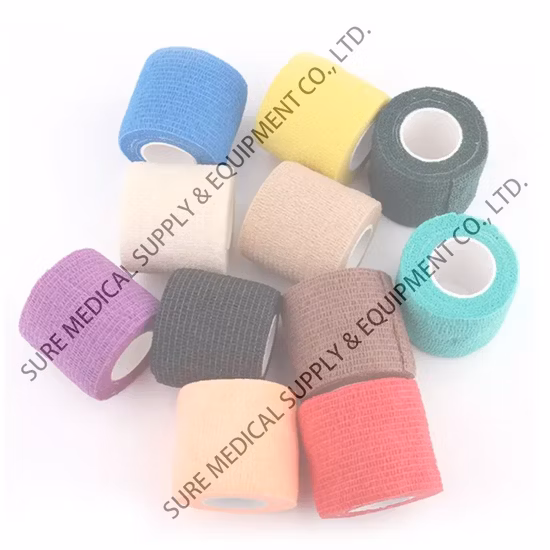 High Quality Elastic Self Adhesive Bandage/Cohesive Bandage Latex Free Vet Wrap