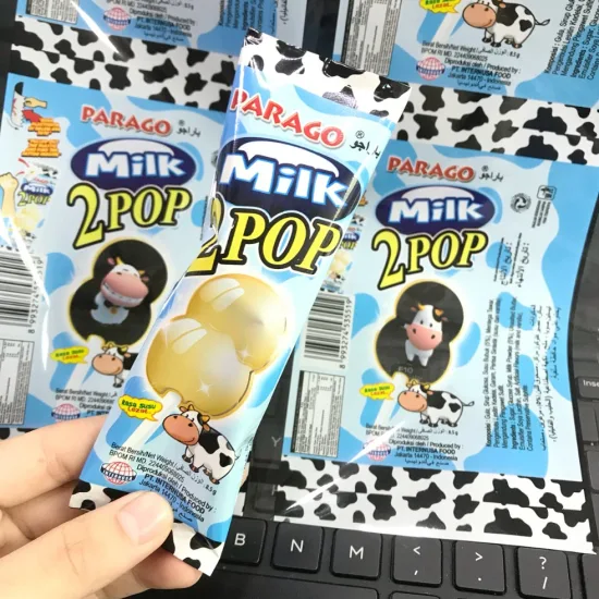 Factory Direct Sell Food Grade Custom Printing Laminated Lollipop Packaging Materials Plastic Wrap Film Tattoo Sticker