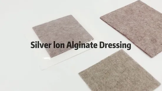 Safety Single Use Medical Equipment Single Packing Alginate Dressing